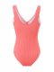 New one-piece swimsuit women's solid color sexy bikini