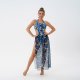 2025 one-piece swimsuit, swimsuit, lace up beach skirt
