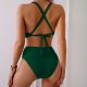 New Split Swimsuit Sexy Women's Solid Color Swimsuit Bikini