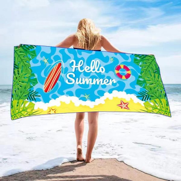 New beach towel with fashionable printed oversized towel