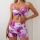 New Split Swimsuit Women's Printed Sexy Bikini Set