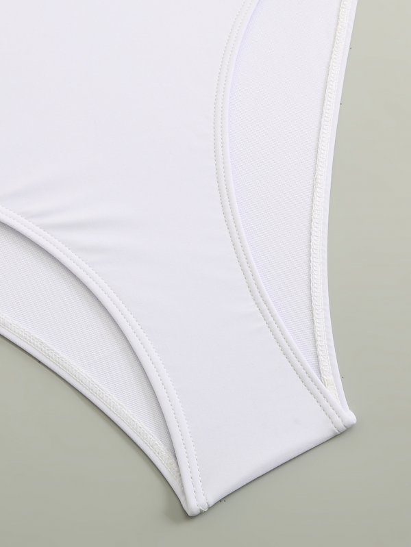 2026 popular retro solid color three piece swimsuit bikini sports swimsuit beach party swimsuit