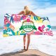 New beach towel with fashionable printed oversized towel