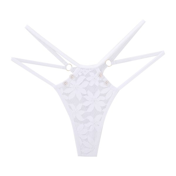 New underwear for women with low waist and seductive lace floral loop underwear