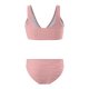 Children's swimsuit solid color sexy girl bikini set girls' swimsuit