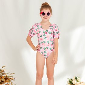 New children's swimsuit fashionable one-piece girls' swimsuit