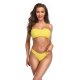 New strapless solid color bikini bikini sexy chest hugging swimsuit
