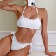 Sexy Bikini Set Women's White Swimsuit