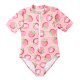 Children's swimsuit, women's printed cute one-piece sunscreen surfing suit 130-160