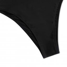 Sexy and fashionable women's leopard print triangle pants, women's swimming trunks