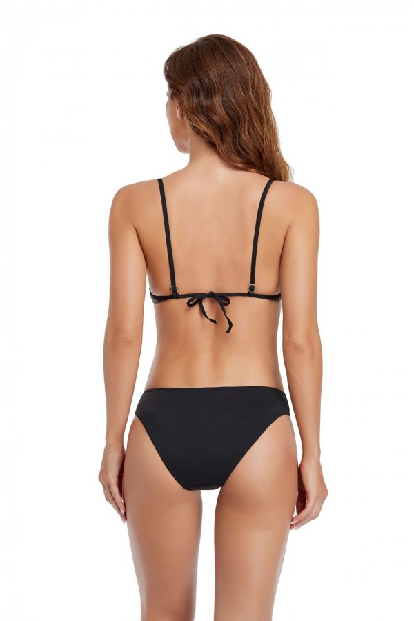New sexy bikini with a hard steel cover and printed split women's swimsuit