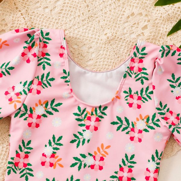 New children's swimsuit fashionable one-piece girls' swimsuit