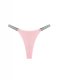 Women's underwear silver ribbon thread multi-color knitted sexy thong for women