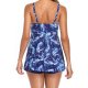 New printed swimsuit women's plus size set split Kenitan swimsuit