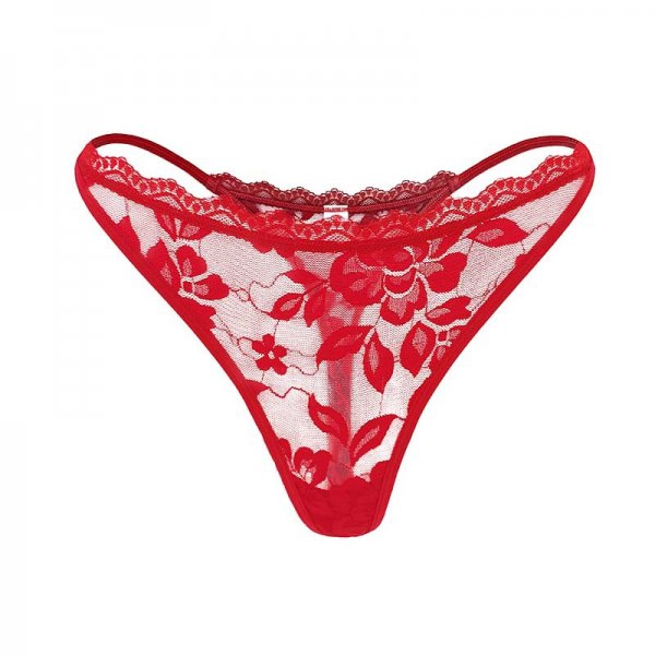 Multi colored lace sexy transparent women's plus size sexy low waisted thong