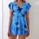 New printed fashionable one-piece skirt conservative Tankini swimsuit for women