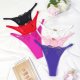 Sexy thong lace women's slim strap seamless low waist women's underwear