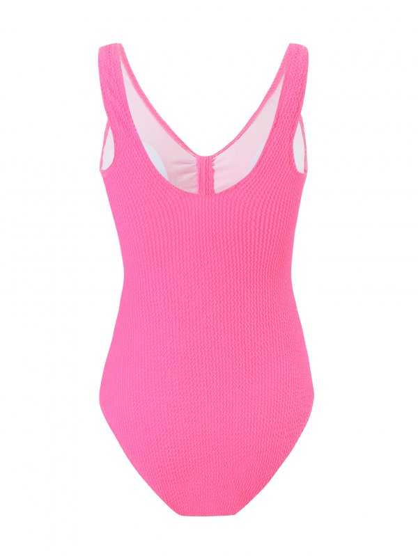 New one-piece swimsuit women's solid color sexy bikini