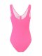New one-piece swimsuit women's solid color sexy bikini