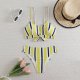 Striped high waisted bow split swimsuit for women, bikini