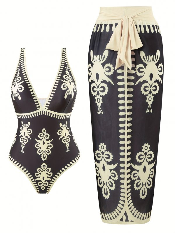 2026 hot swimsuit Gothic one-piece swimsuit sexy bikini two-piece set