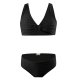 Children's swimsuit solid color sexy girl bikini set girls' swimsuit