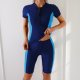 Women's short sleeved split sports swimsuit surfing suit set