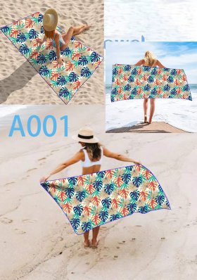 New beach towel with fashionable printed oversized towel