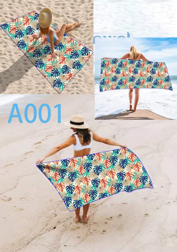 New beach towel with fashionable printed oversized towel