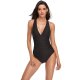 New women's triangle swimsuit sexy one-piece pleated backless swimsuit