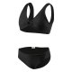 Children's swimsuit solid color sexy girl bikini set girls' swimsuit