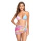 New Split Swimsuit Women's Printed Sexy Bikini Three Piece Set Swimsuit