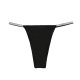 Women's slim thong with sexy design, ultra-thin silver ribbon, comfortable women's underwear