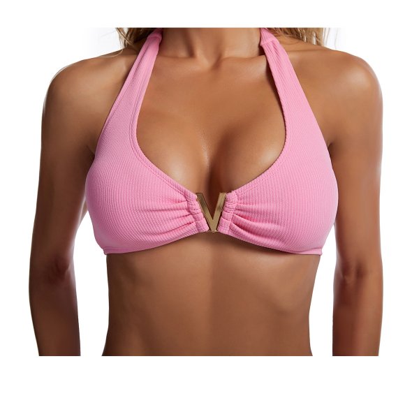 New bikini high waisted V-shaped swimsuit