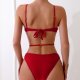 New one-piece swimsuit solid color sexy tight fitting women's swimsuit