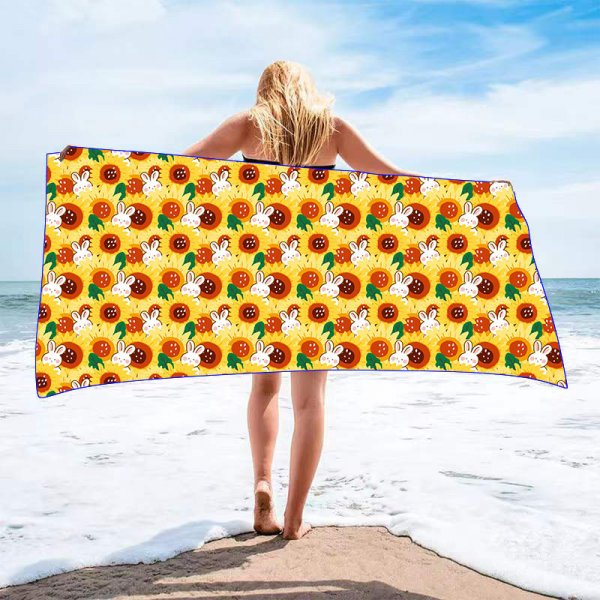 New beach towel with fashionable printed oversized towel