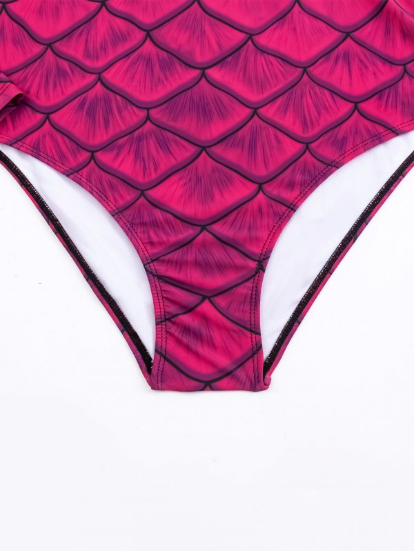 New sports one-piece swimsuit, women's long sleeved swimsuit, adult surfing suit