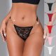 New women's lace adjustable heart-shaped buckle seductive underwear