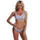 New swimsuit women's solid color sexy bikini print triangle swimsuit