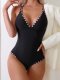 New one-piece swimsuit black tight conservative swimsuit for women