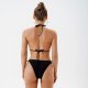 New bikini solid color sexy bikini women's split swimsuit triangle bikini