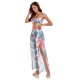 New Split Swimsuit Women's Printed Sexy Bikini 3-Piece Set