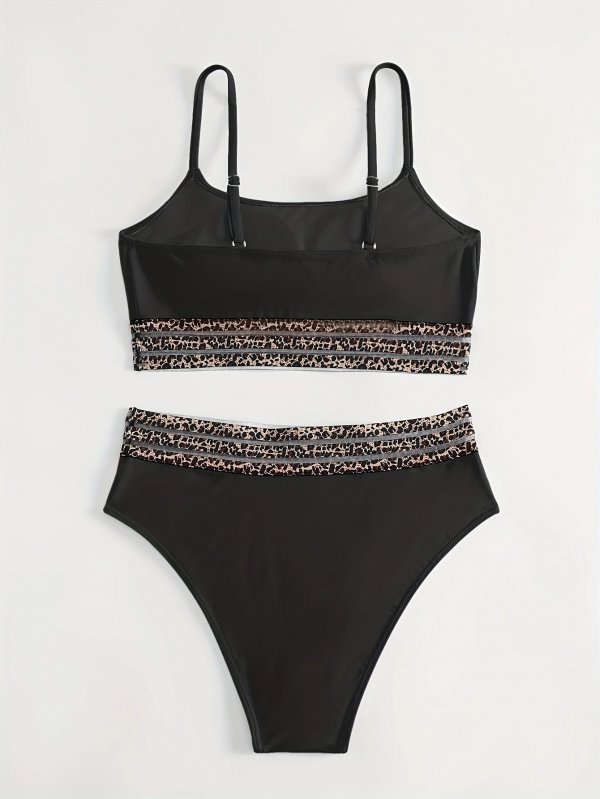 2025 new split swimsuit sexy solid color bikini set swimsuit women