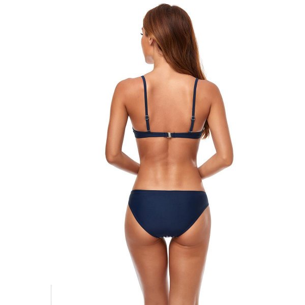 New swimsuit women's sexy striped backless split bikini