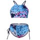 New Split Children's Swimsuit Sexy Solid Color Printed Bikini Set