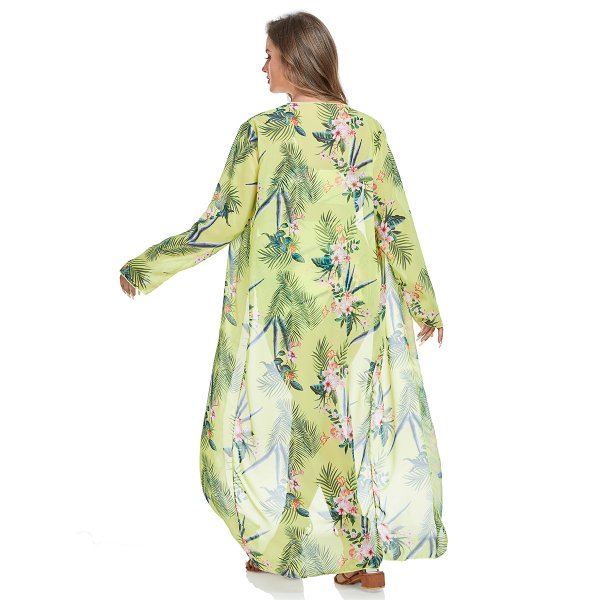 New swimsuit sexy printed plus size bikini set swimsuit women