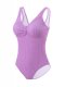 New one-piece swimsuit women's solid color sexy bikini
