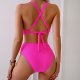 New Split Swimsuit Sexy Women's Solid Color Swimsuit Bikini