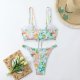 New Split Swimsuit Women's Printed Sexy Bikini Set