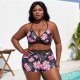 New women's plus size swimsuit with sexy printed swimsuit